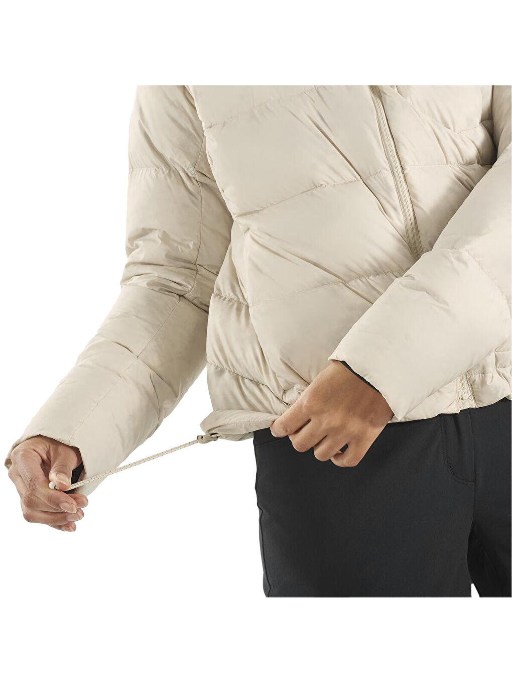 Outline Down Kadın Bej Outdoor Ceketi-6