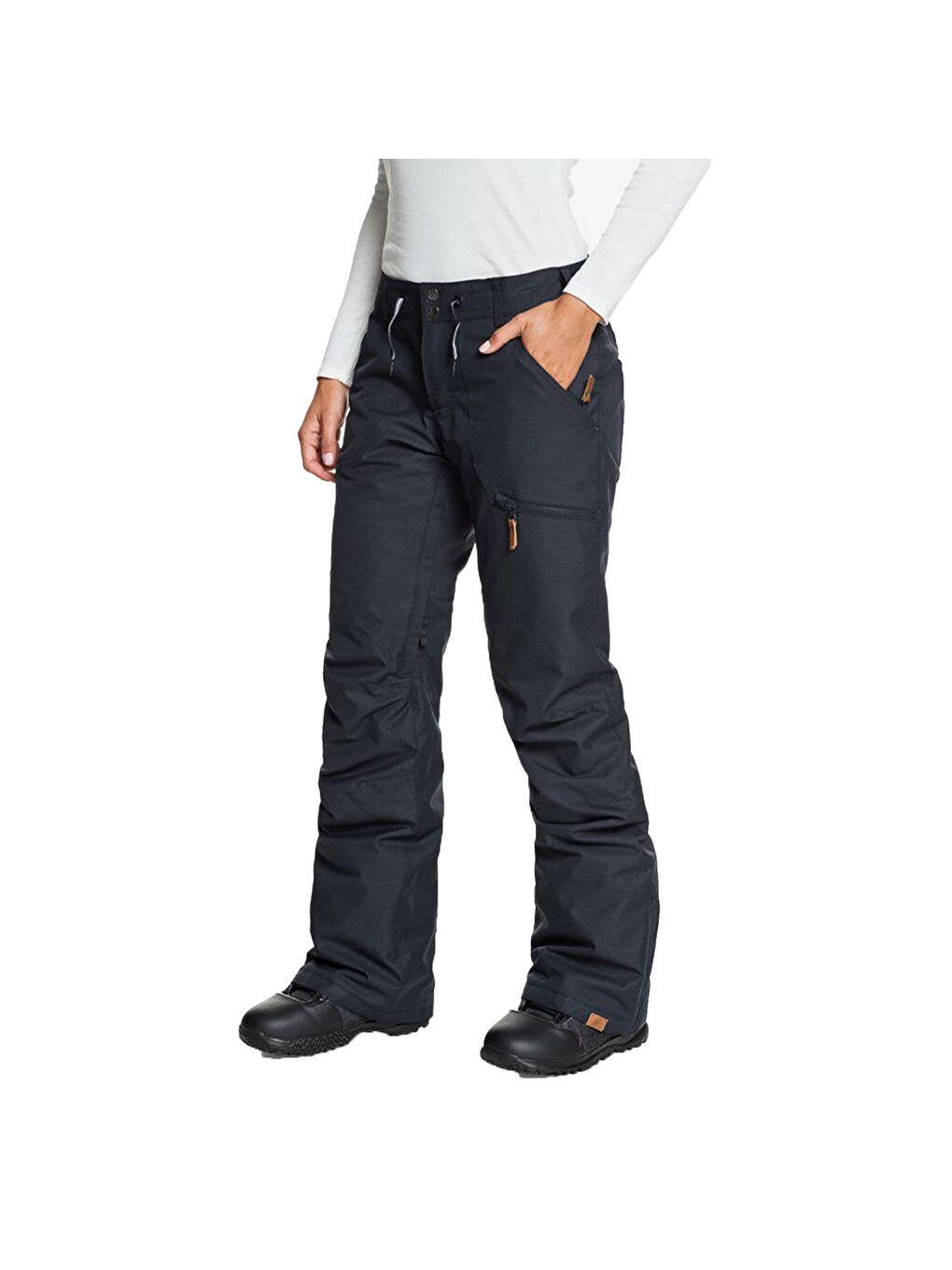 Siyah NADIA J SNPT Kadın SNOWBOARD PANTOLONU-2