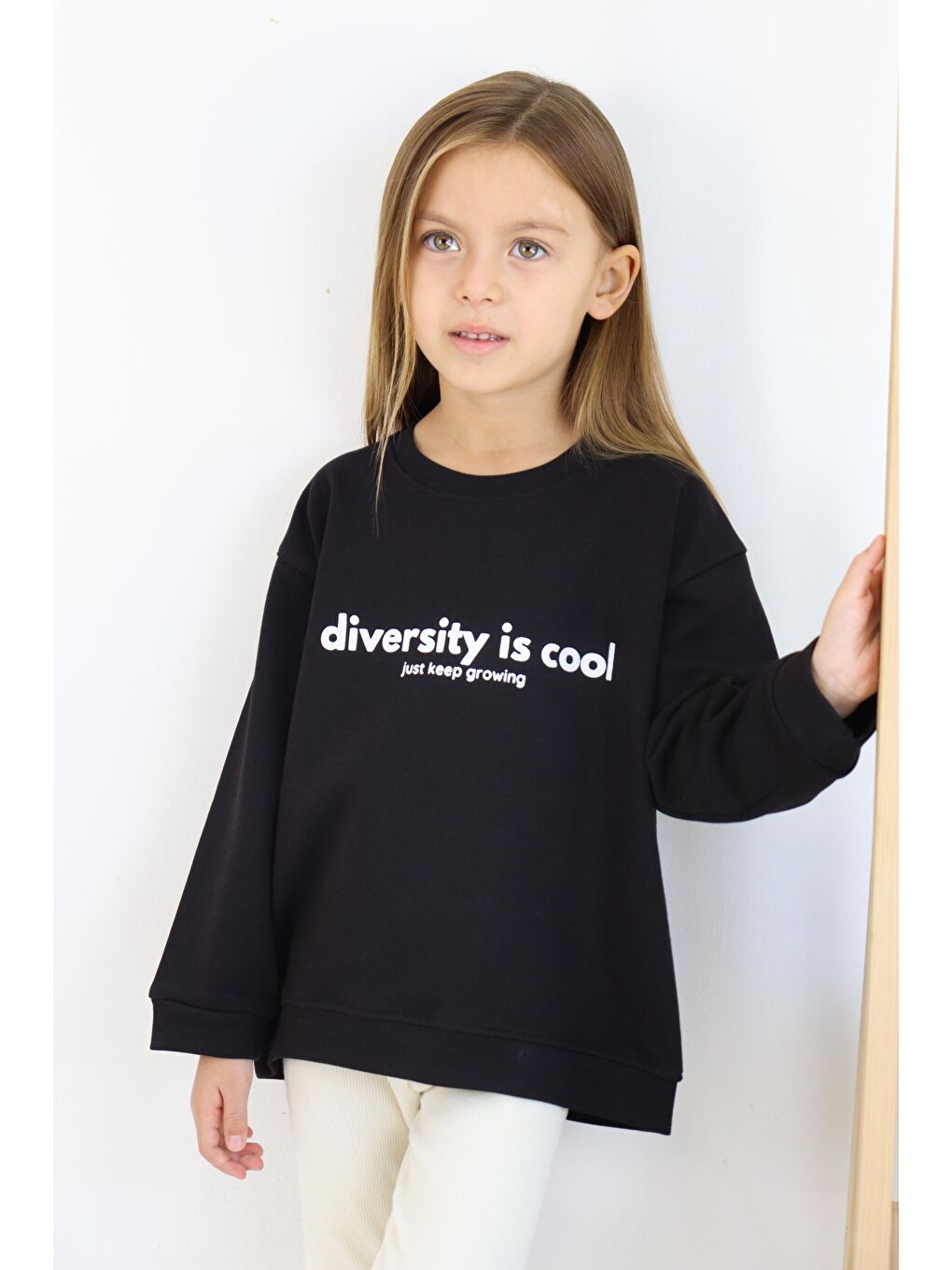 Miababy Lacivert Diversity Baskılı Unisex Sweatshirt