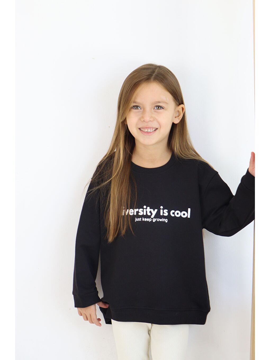 Miababy Lacivert Diversity Baskılı Unisex Sweatshirt - 4