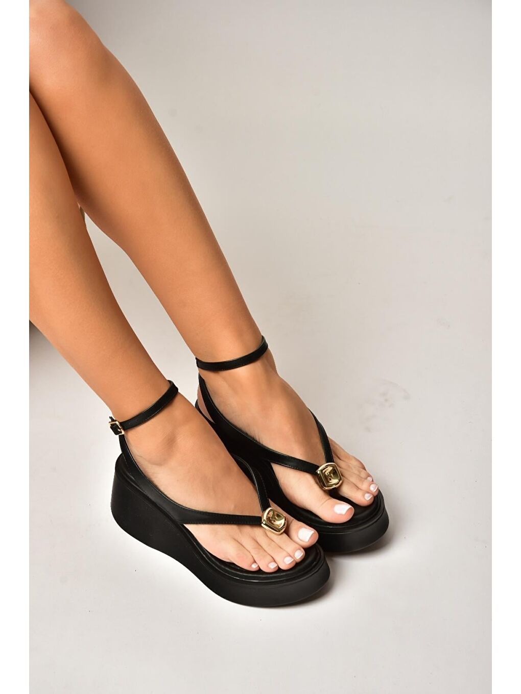 Siyah Kadın Sandalet Y973465909