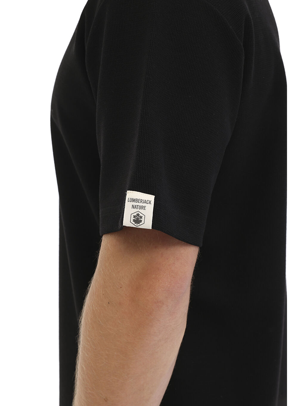 ML NECK 11BS60 5PR Siyah Erkek Kısa Kol T-Shirt-4