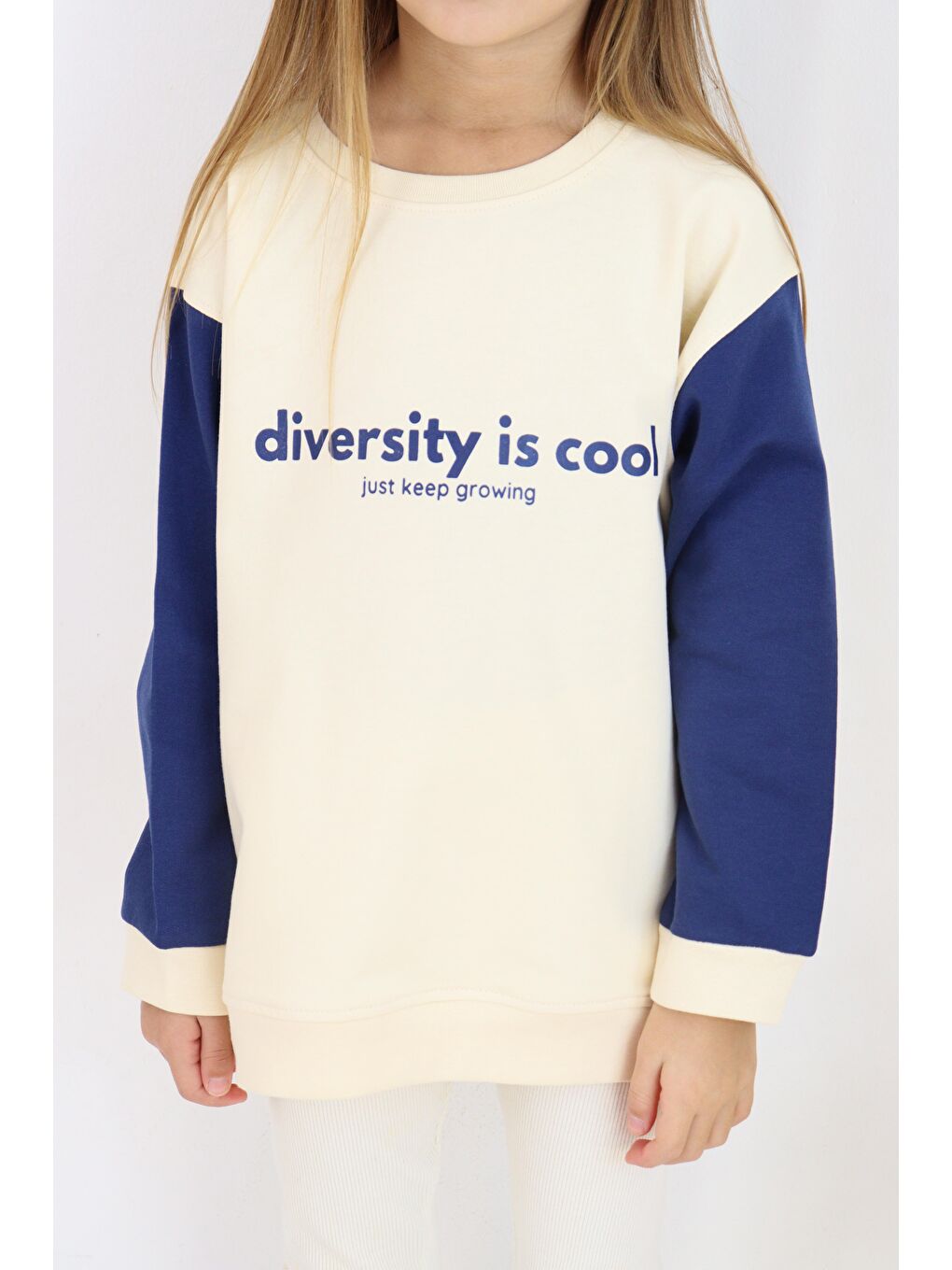 Miababy Ekru Diversity Baskılı Unisex Sweatshirt - 4