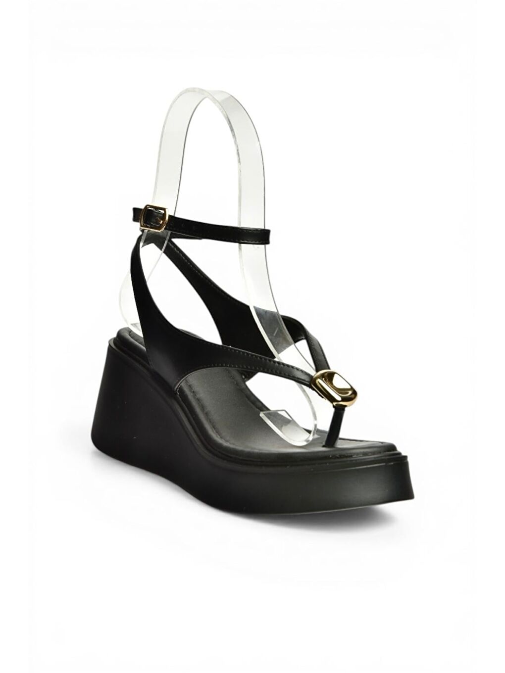 Siyah Kadın Sandalet Y973465909-2