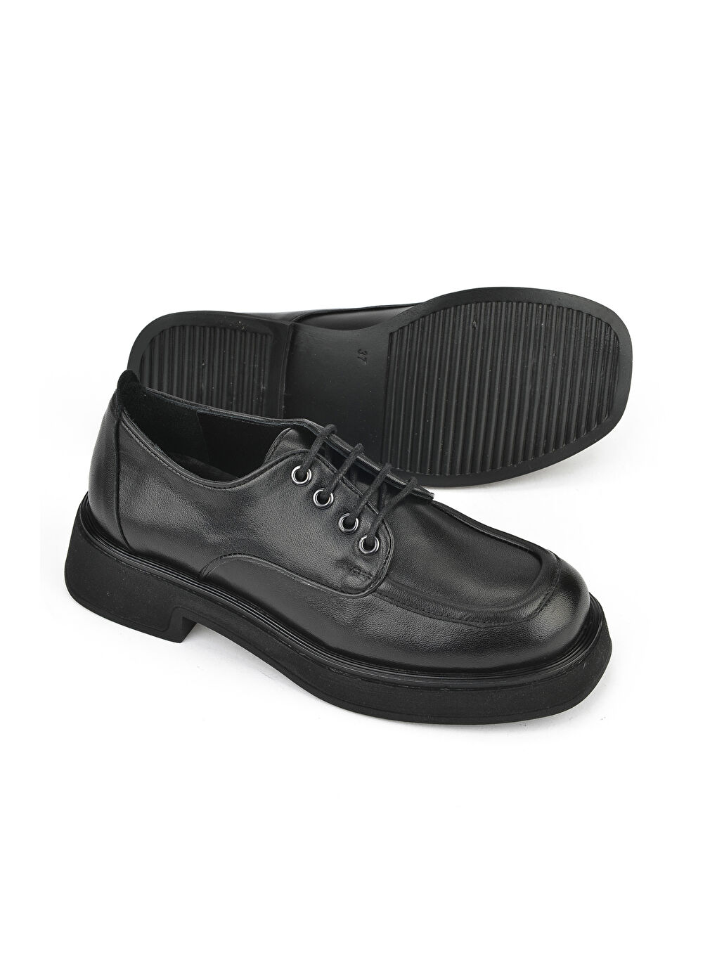 Kadın Hakiki Deri Ayakkabı 1531050Z25100939K Siyah-3