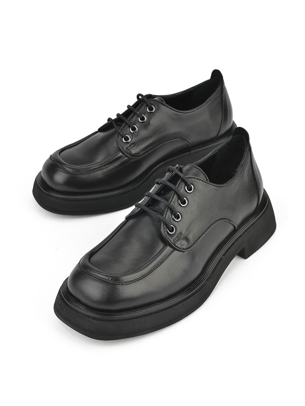 Kadın Hakiki Deri Ayakkabı 1531050Z25100939K Siyah-4