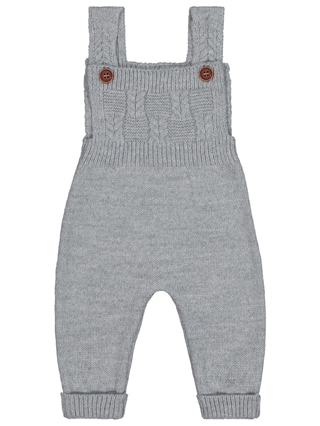 Beybek Hırkalı Salopet 3-12 Ay Takım  - Gri 12-18 Ay-2