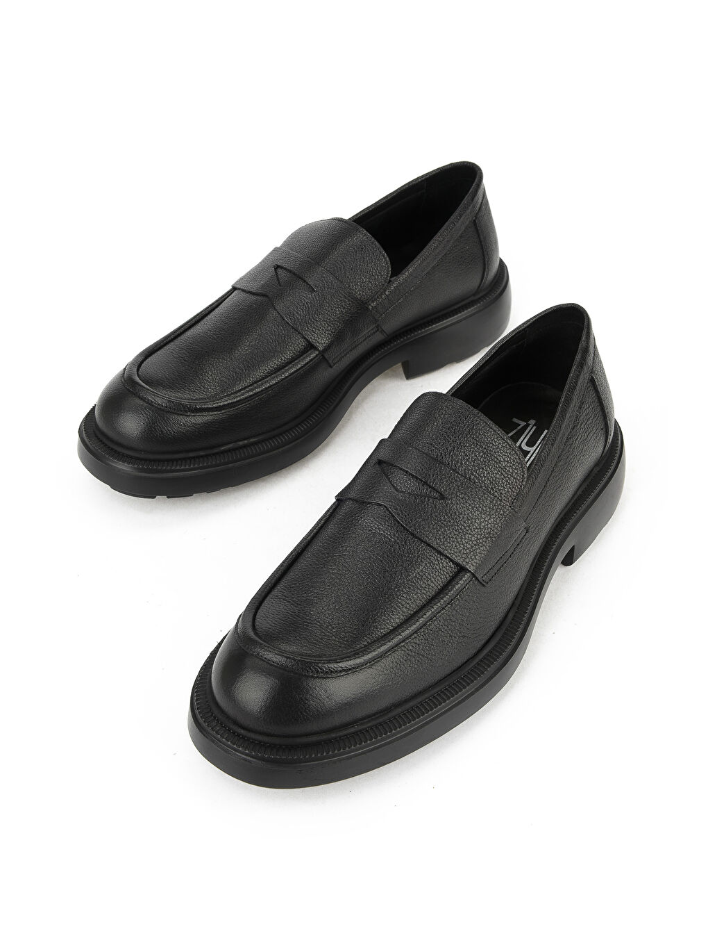 Erkek Hakiki Deri Ayakkabı 153986Z4337 Siyah-4