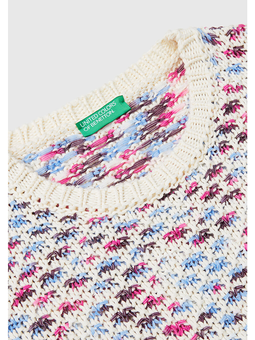 Kadın Pembe Mix Pamuk Karışımlı Jakarlı Nervür Detaylı Çift Taraflı Kazak-5