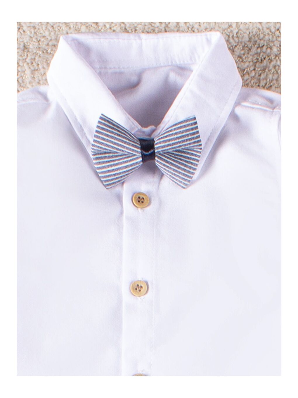 Gri Erkek Çocuk Takım Elbise Yelekli Gömlekli 4 Parça Özel Takımı-6