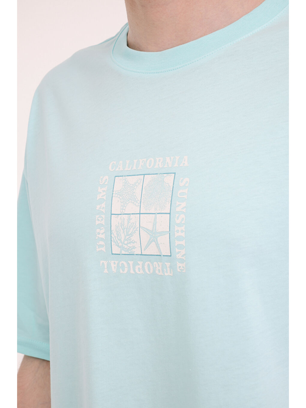 Mavi ML JON 11HL113 5PR Turkuaz Erkek Kısa Kol T-Shirt-3