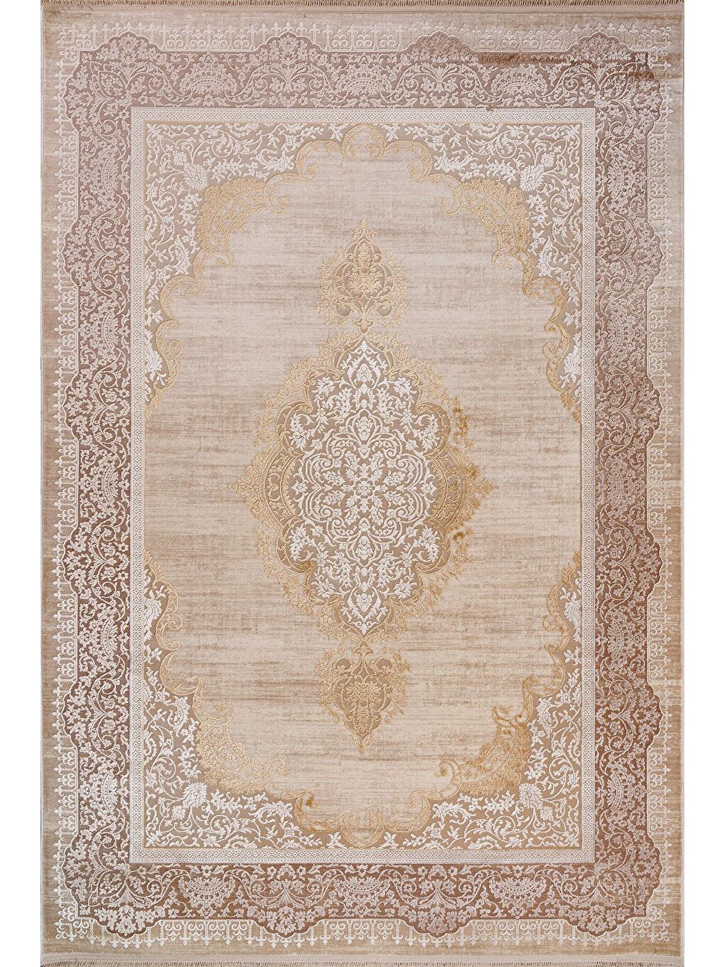 Bej Granada 6004 Akrilik Modern Dokuma Halı-120x180-3