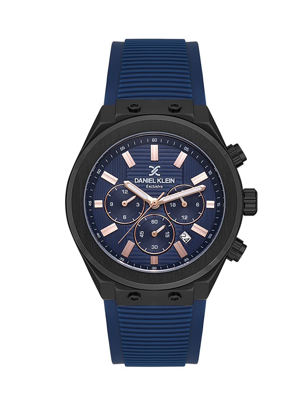 Lacivert DKE.1.10568-6 Exclusive Erkek Kol Saati