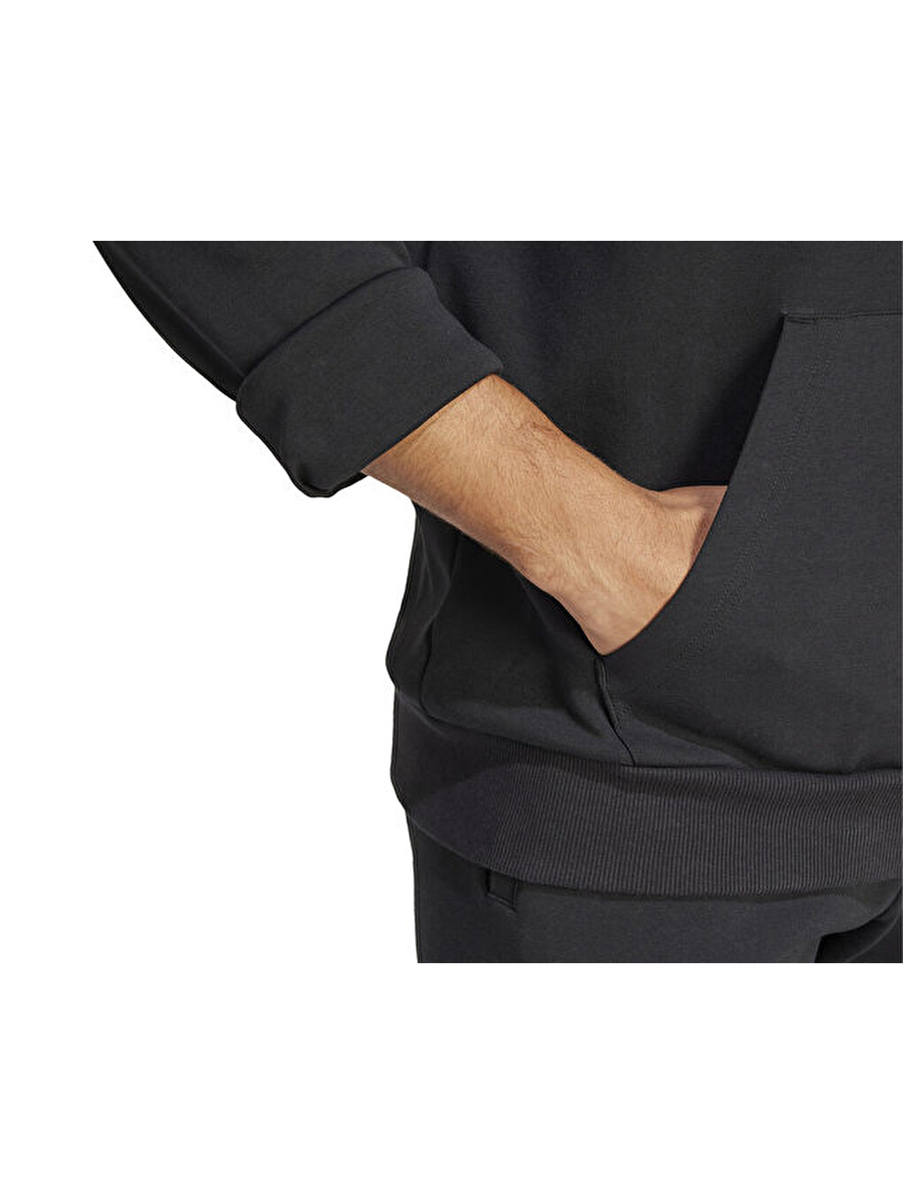 M Fi Bos Hd Erkek Günlük Sweatshirt Ir9181 Siyah-4