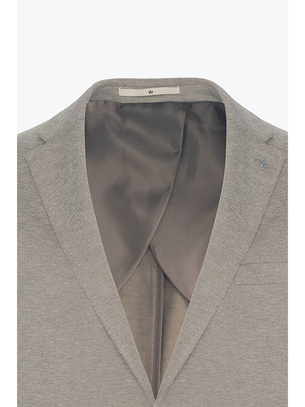 Erkek Haki 360 Her Yöne Esneyen Slim Fit Dar Kesim Mono Yaka Ceket-6