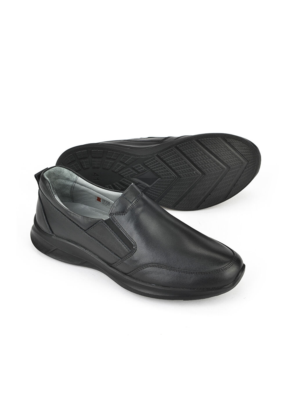Erkek Hakiki Deri Konfor Ayakkabı 1531055Z1060 Siyah-3
