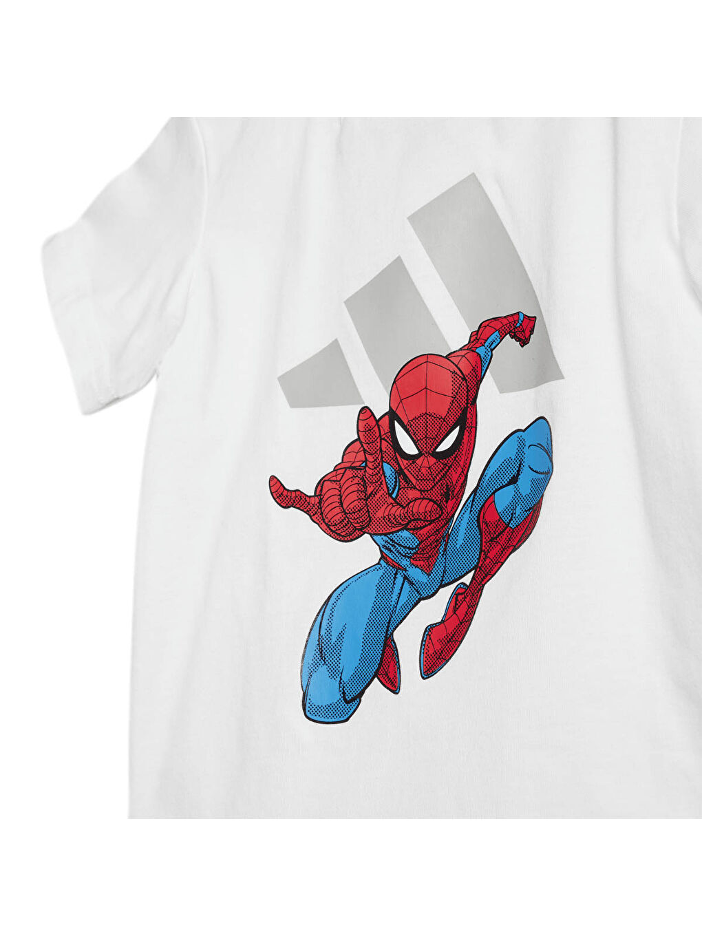 Beyaz Marvel Spider Man Bebek Yuvarlak Yaka Eşofman Takımı-2