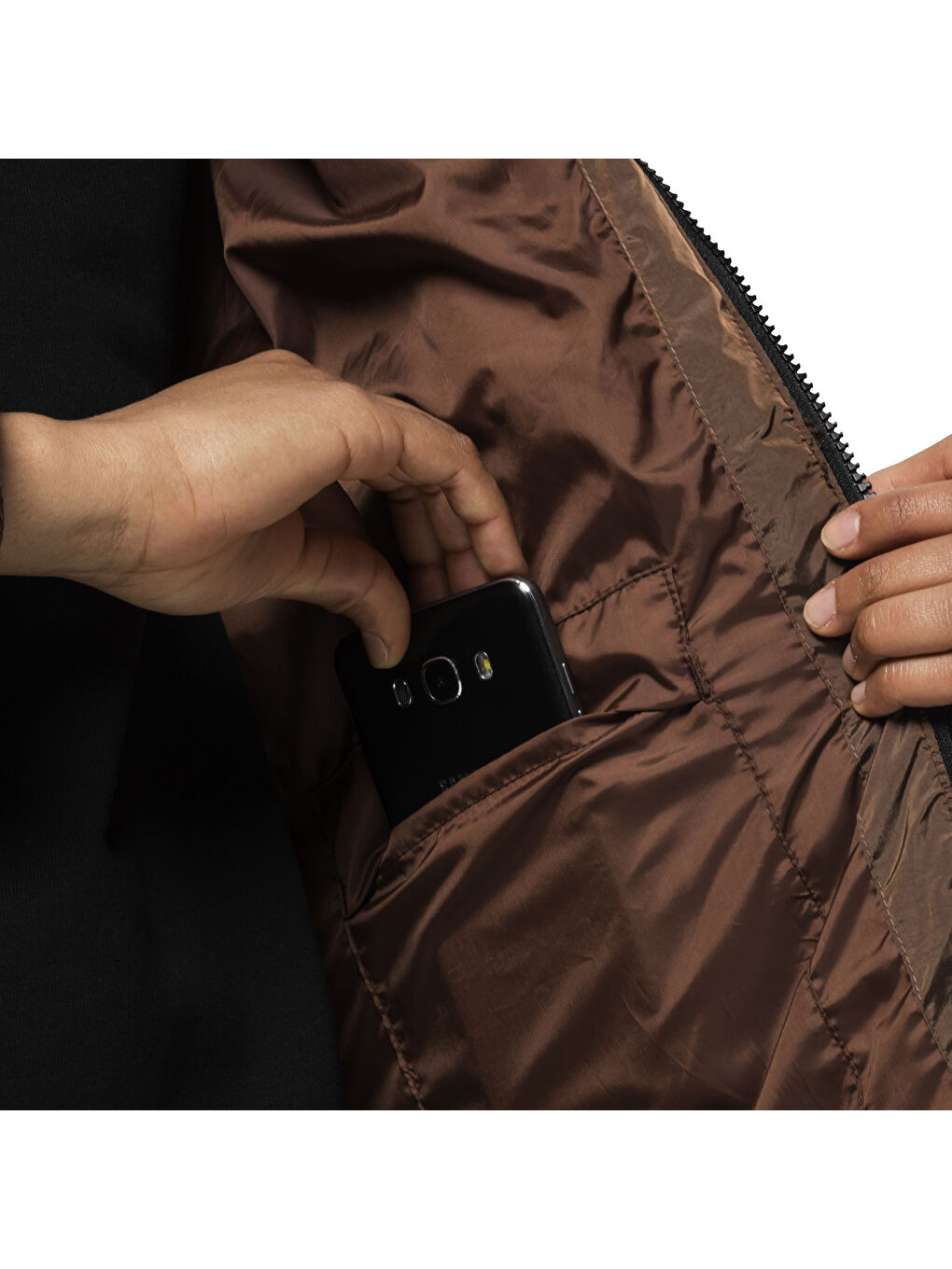 Eisbach Coat Kadın Kahverengi Outdoor Ceketi-5