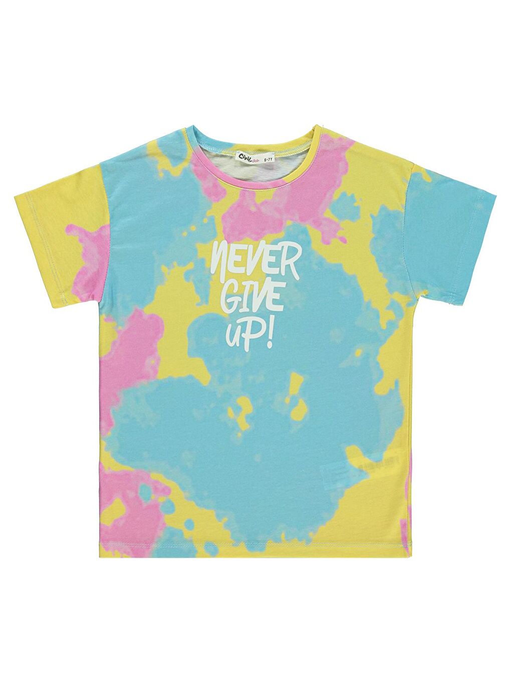 Girls Kız Çocuk Tişört 6-9 Yaş Sarı