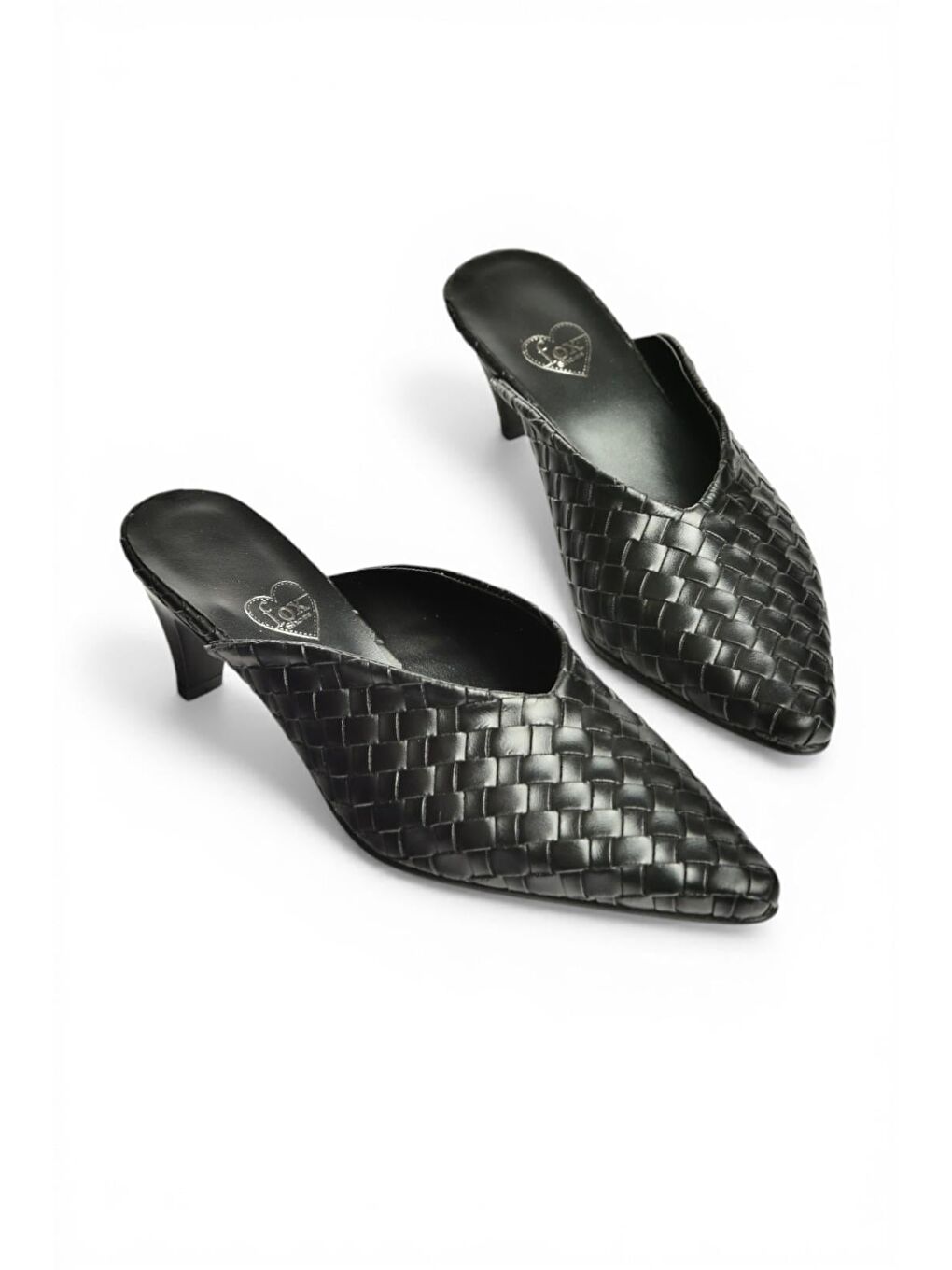 Siyah Kadın Terlik Y654660709-1