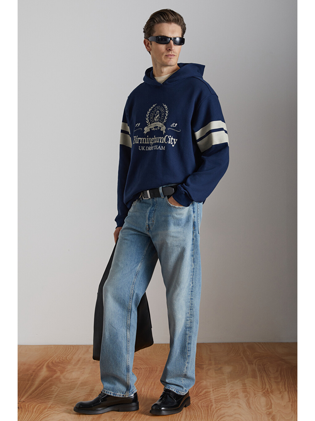 Torrey Erkek Örme 3 İplik Lacivert Sweatshirt