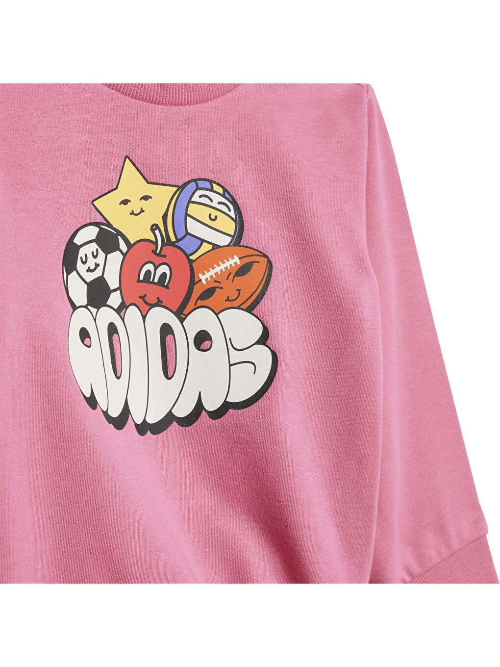 Pembe Fun Aop Jogger Bebek Eşofman Takımı-3