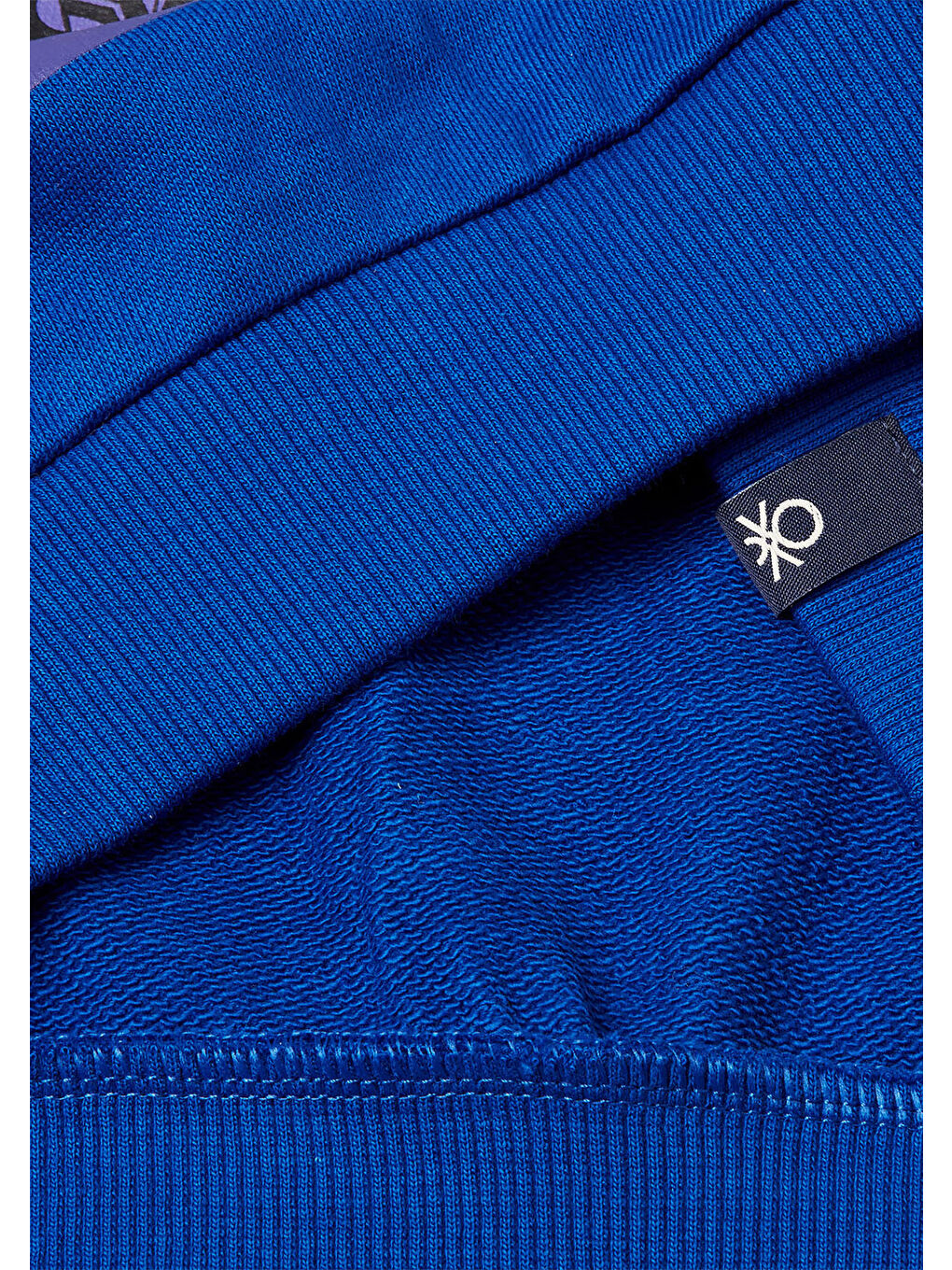 Erkek Çocuk Saks Mavisi Batwheels Baskılı Logo Etiketli Nervürlü Kapüşonlu  Sweatshirt-2