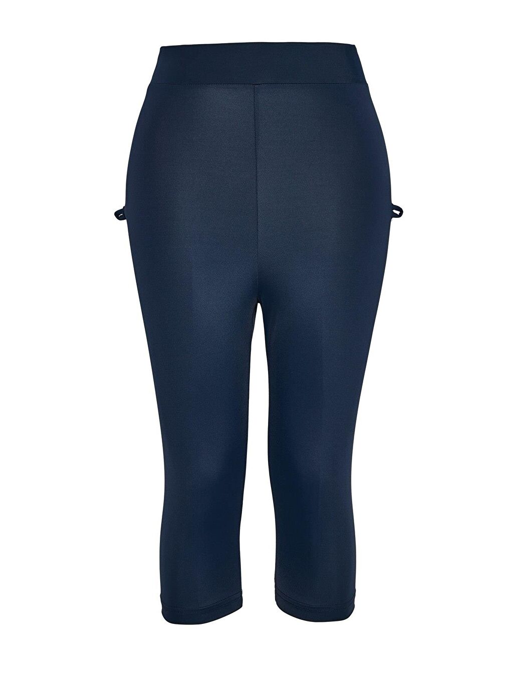 Kısa Kollu Lacivert 3 Parça Yarı Kapalı Mayo Takımı 5072-3