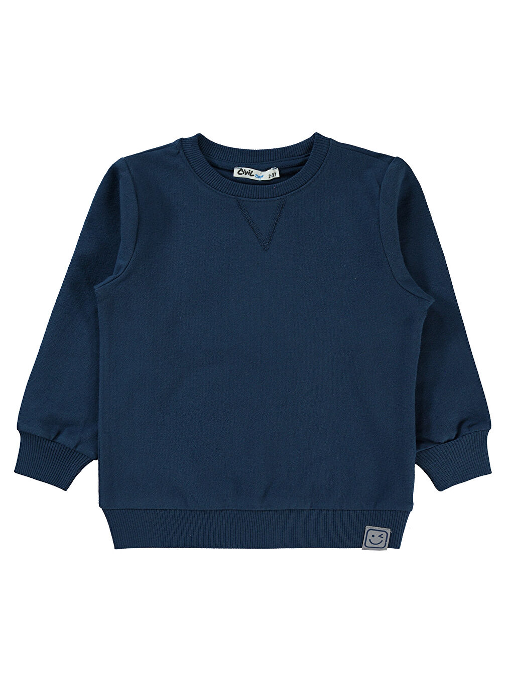 Civil Açık Lacivert Erkek Çocuk Sweatshirt 2-5 Yaş Soft Lacivert