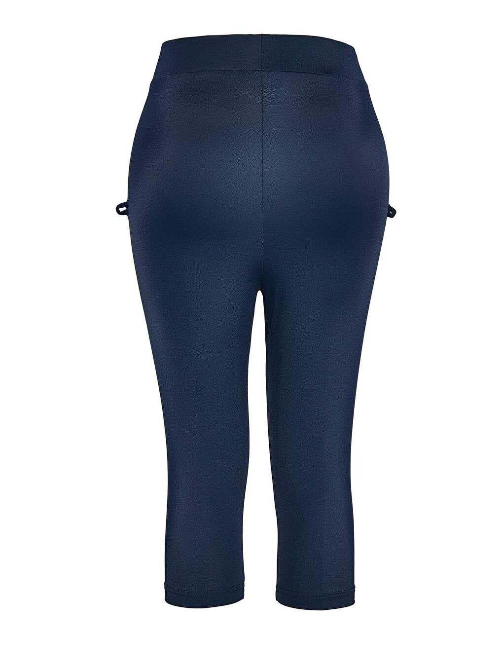 Kısa Kollu Lacivert 3 Parça Yarı Kapalı Mayo Takımı 5072-5