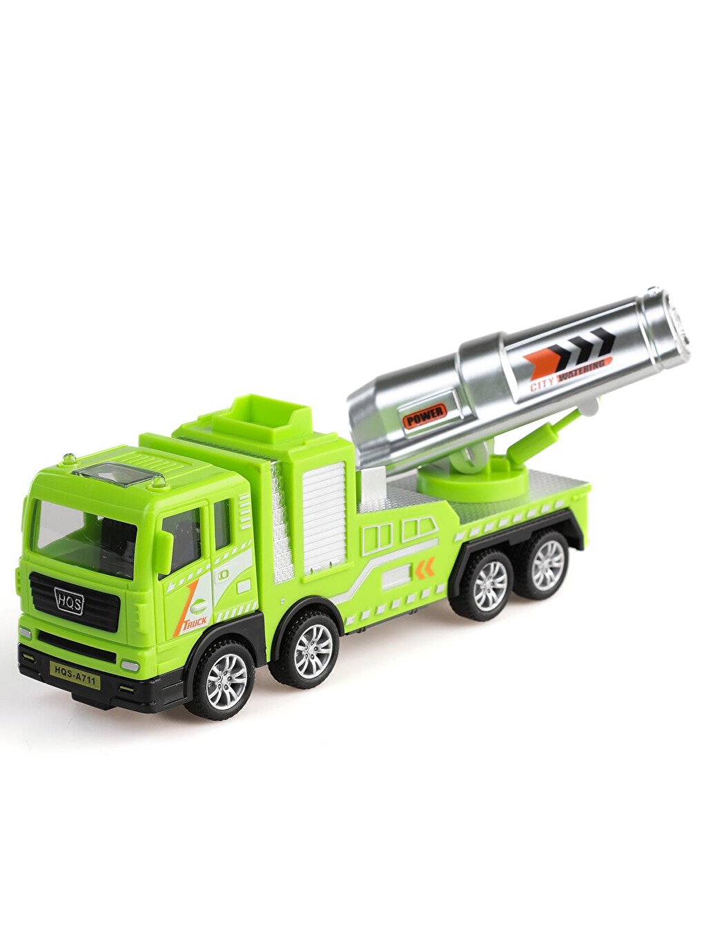 Surtmelı Metal 1:50 Cop Kamyonu Ve Sulama Aracı - Yeşil-3