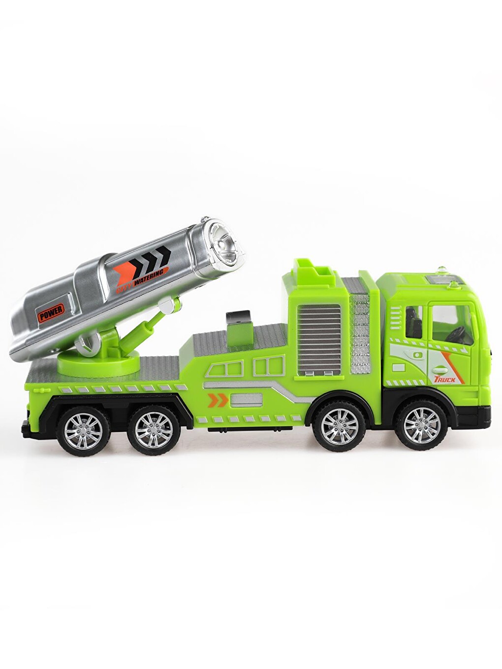 Surtmelı Metal 1:50 Cop Kamyonu Ve Sulama Aracı - Yeşil-5