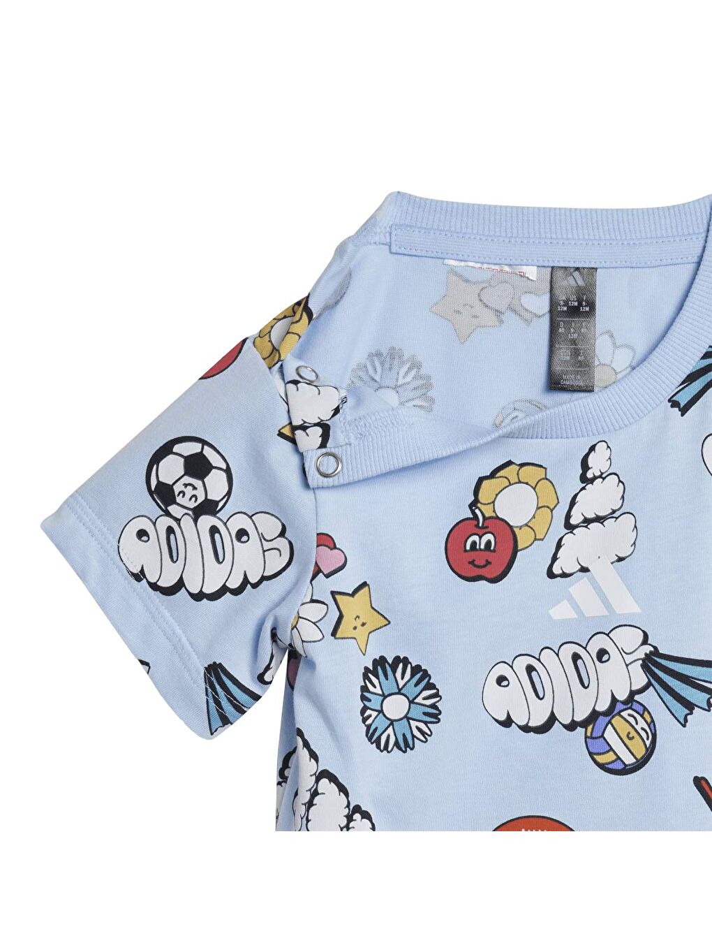 Mavi Fun Allover Print Bebek Eşofman Takımı-3