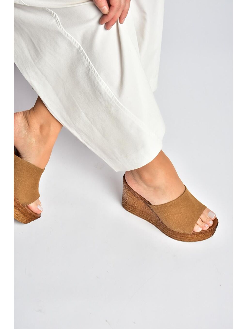 Kahverengi Taba Kadın Terlik Y996559902-3