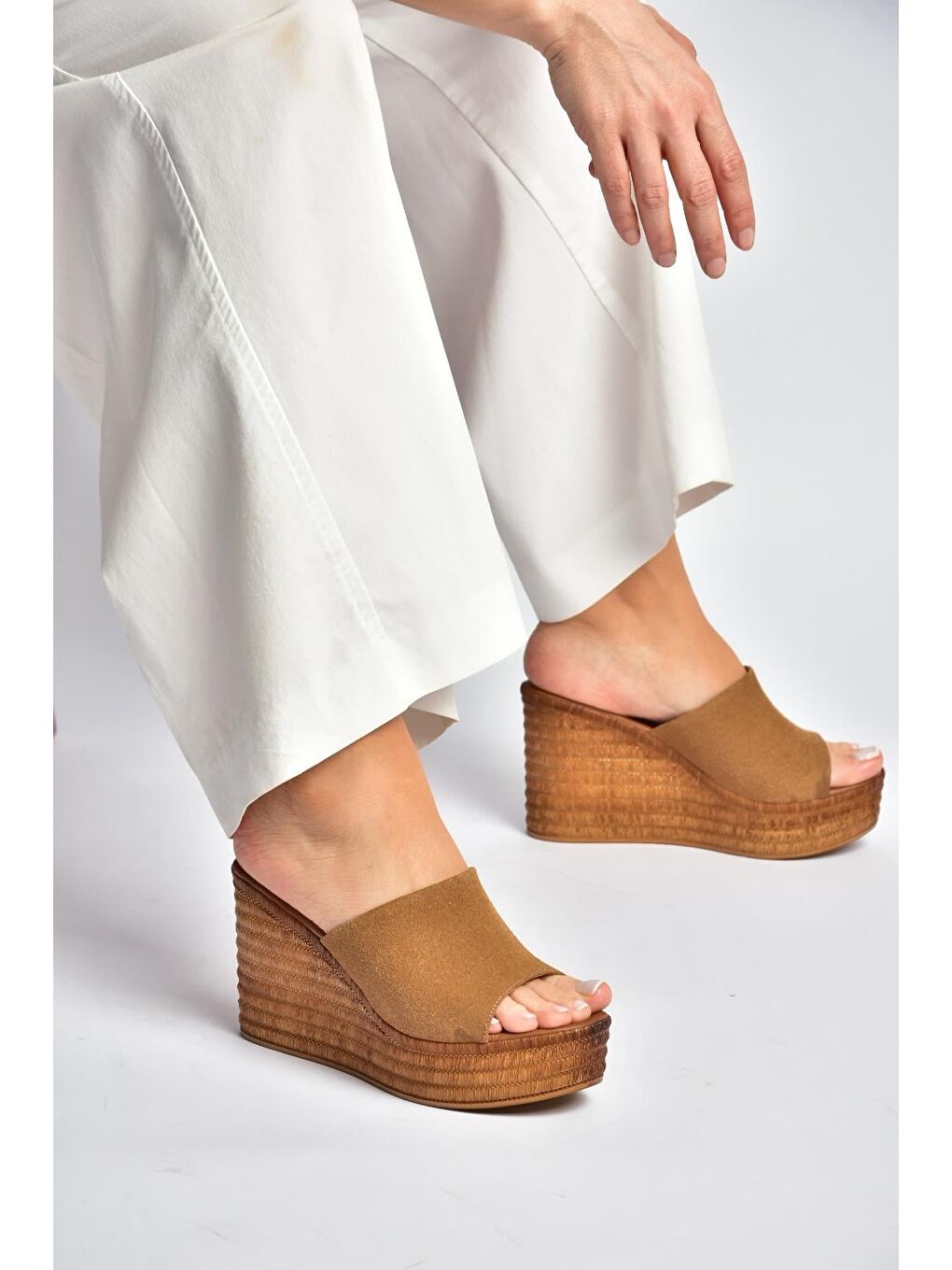 Kahverengi Taba Kadın Terlik Y996559902-5