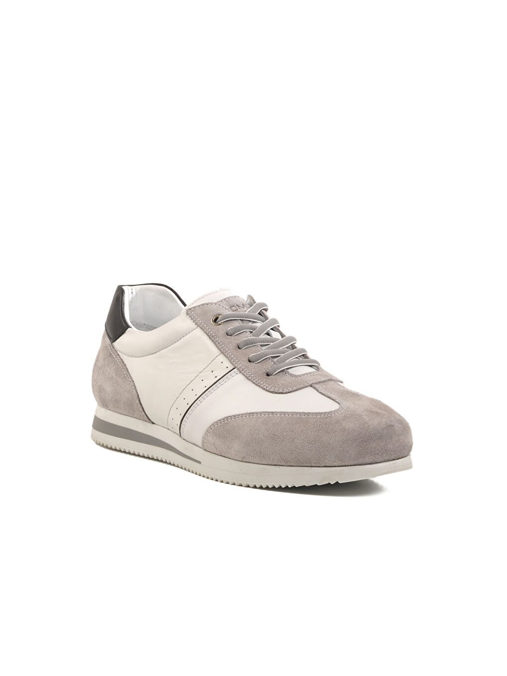 Gri-Beyaz Hakiki Deri Erkek Casual Ayakkabı 5Y1543-7811 M-2