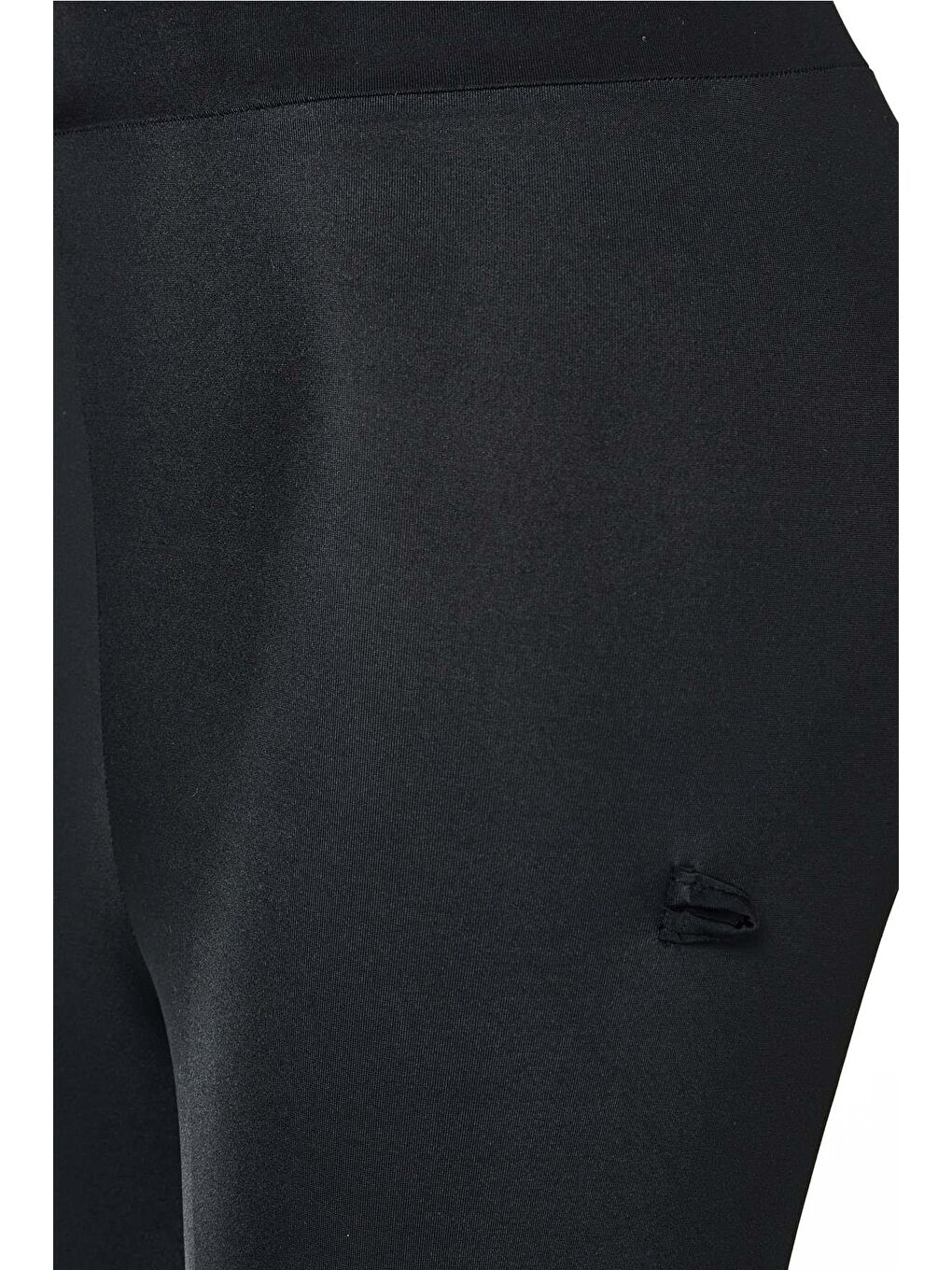 Kısa Kollu Siyah 3 Parça Yarı Kapalı Mayo Takımı 5072-4