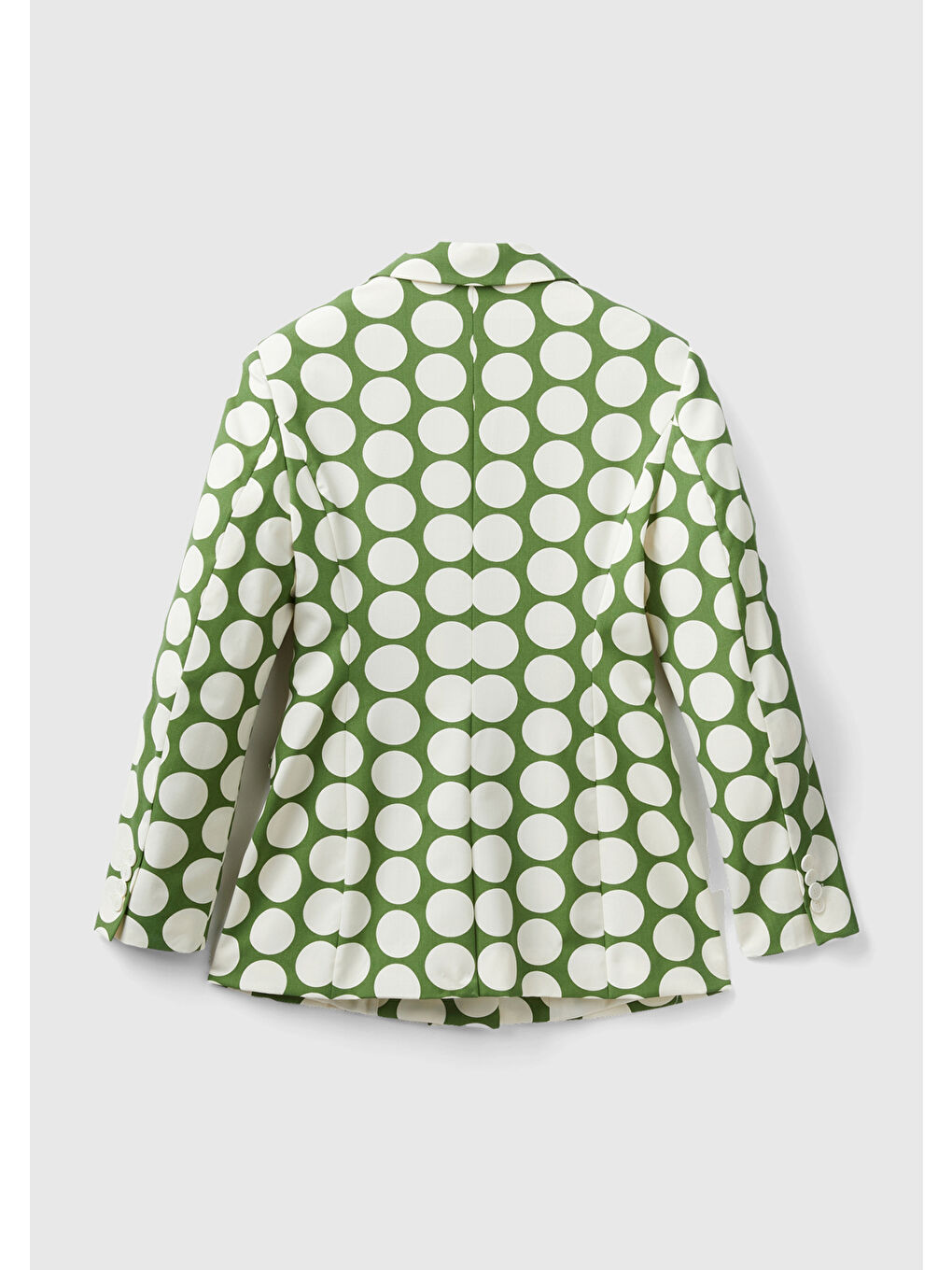 Kadın Yeşil Puantiyeli Ceket-1