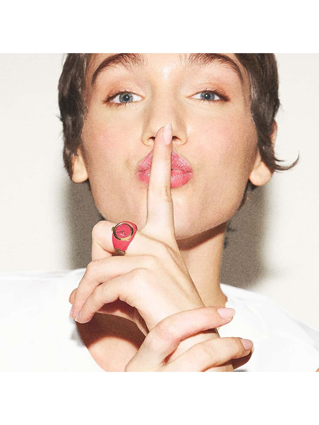 Sarı FES5414 Kadın Yüzük Saat-4