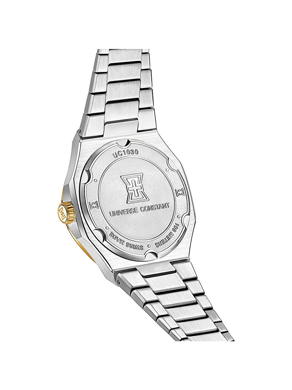 Gri UC1030 Pırlantalı Kadın Kol Saati-1