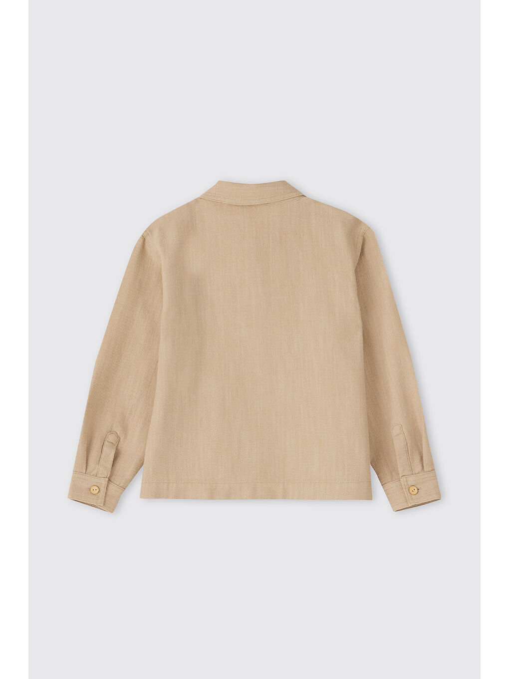 Erkek Çocuk Düğmeli Bej Ceket-1