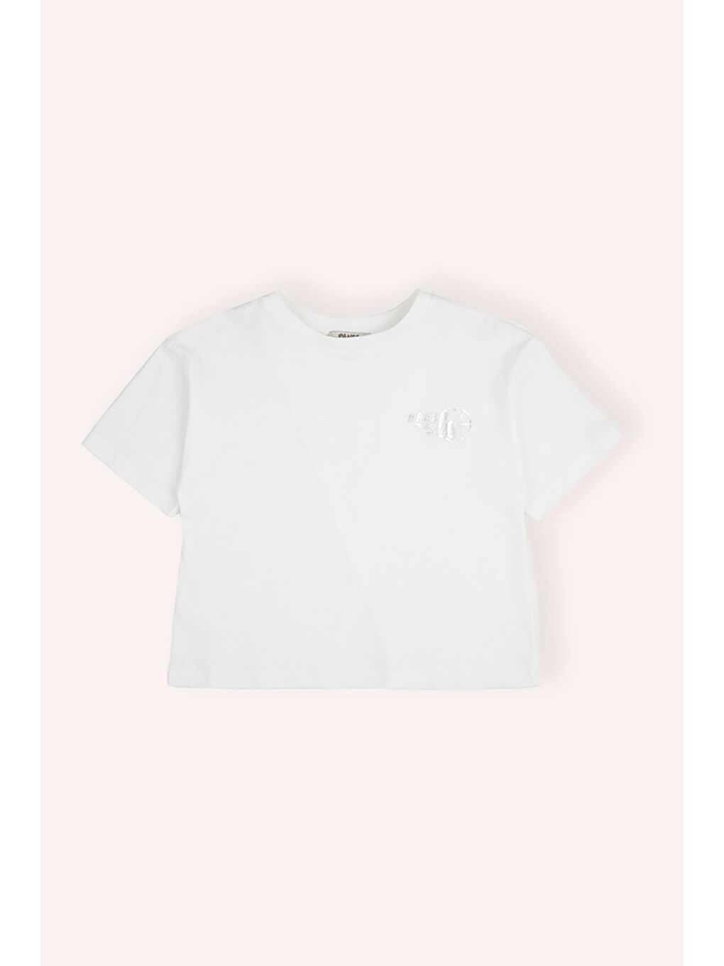 Kız Çocuk Kısa Kollu T-Shirt Ekru-2