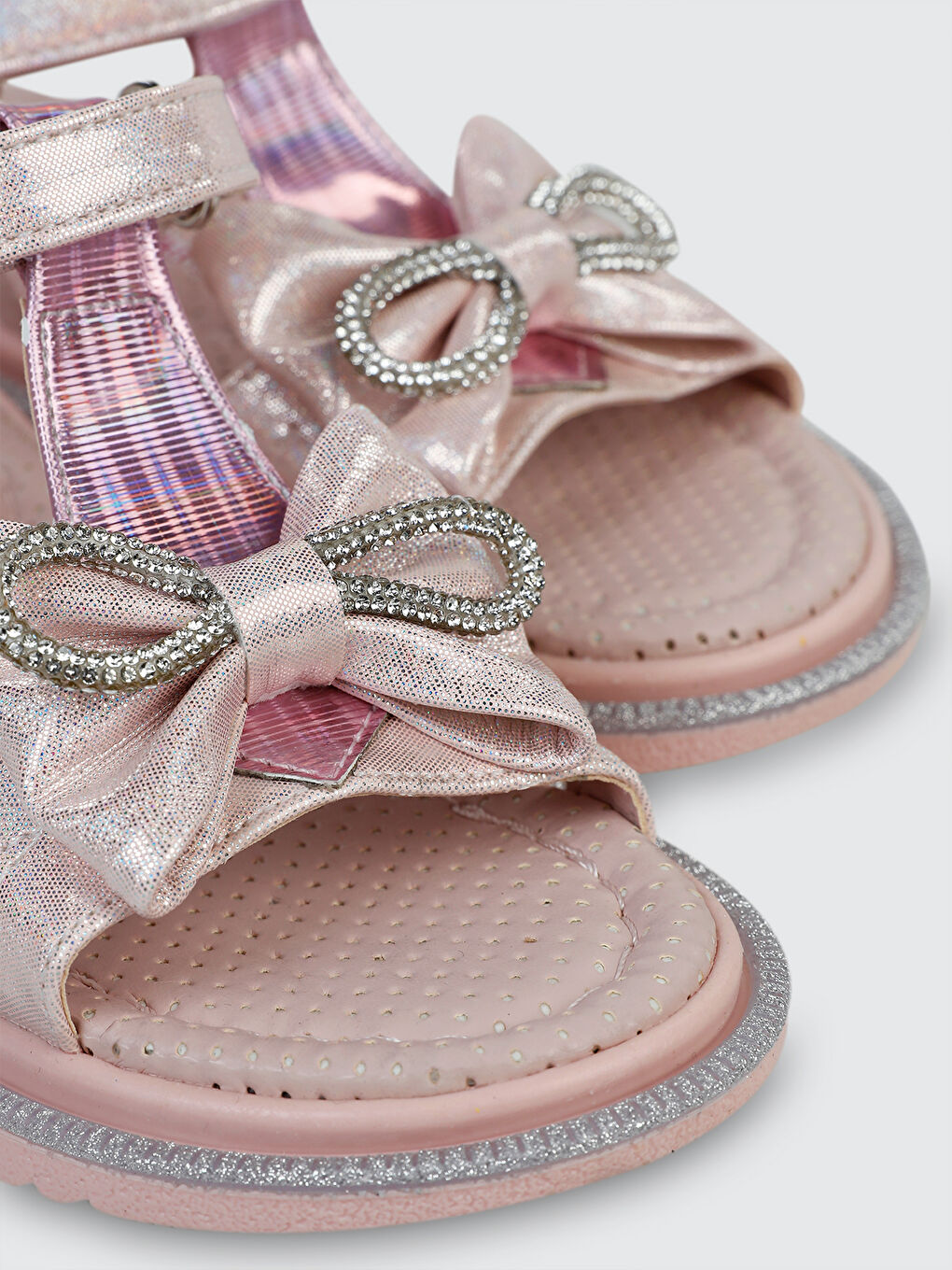 Pembe Girls Kız Çocuk Sandalet 26-30 Numara Pudra-4