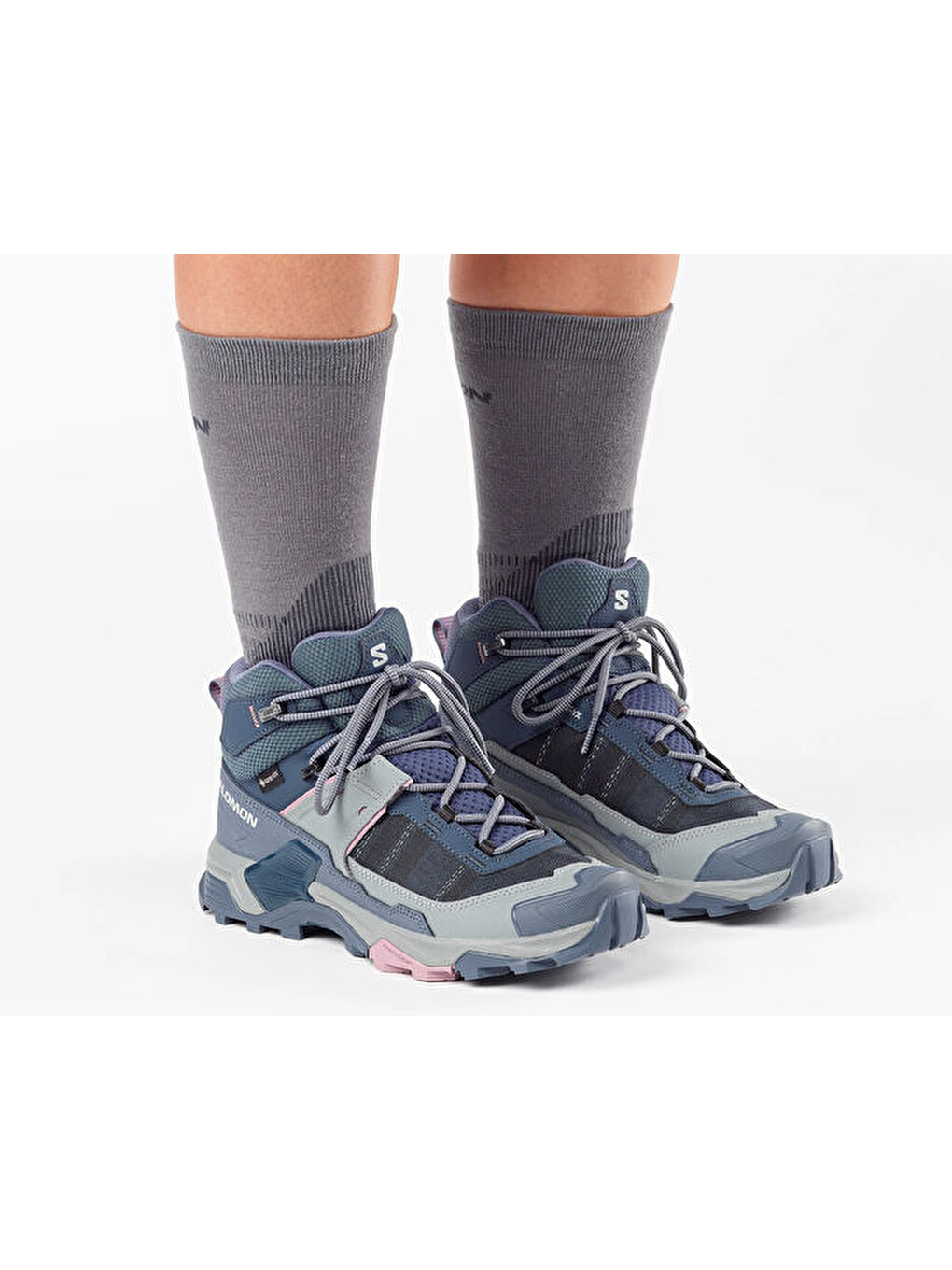X Ultra 5 Mid Gore-tex Kadın Outdoor Botul49104000 Mavi-1