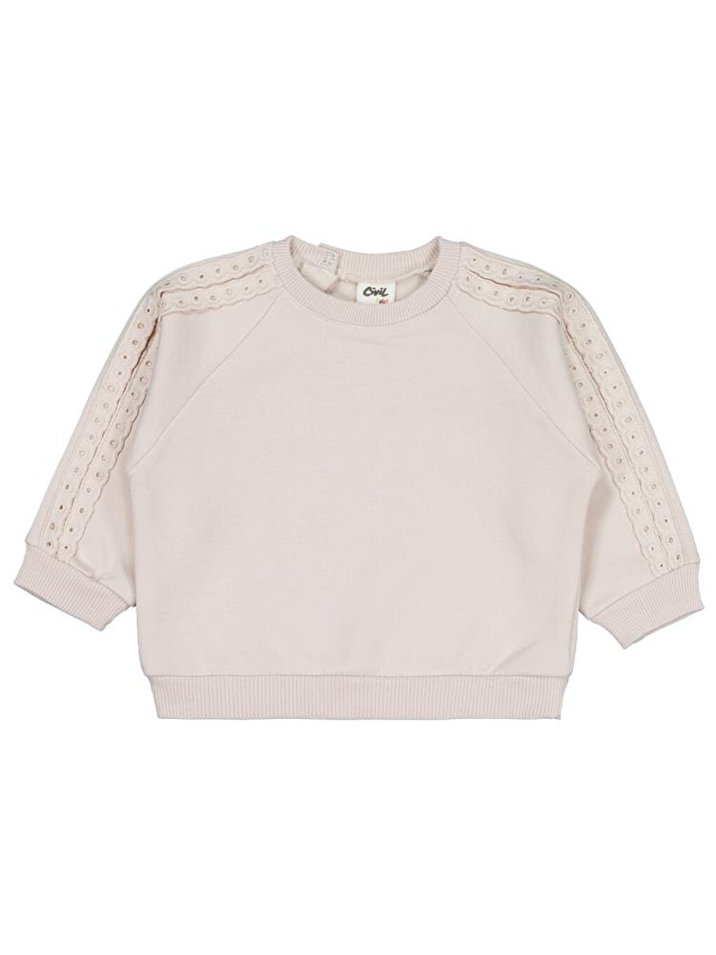 Bej Baby Dantelli 6-18 Ay Sweatshirt