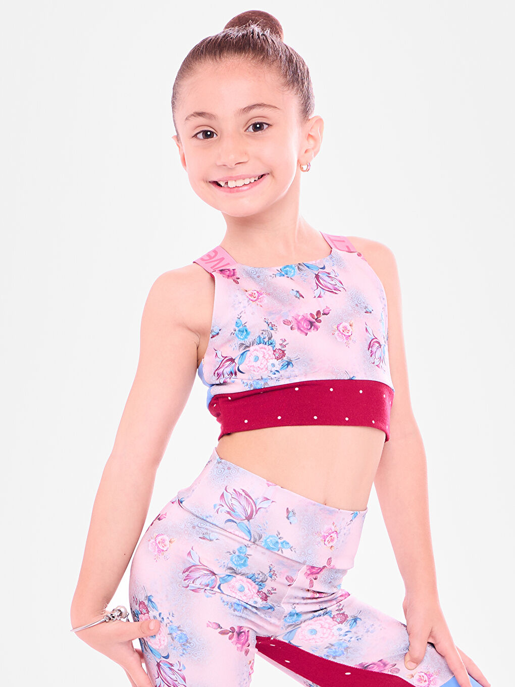 Lila Skybloom Crop Atlet