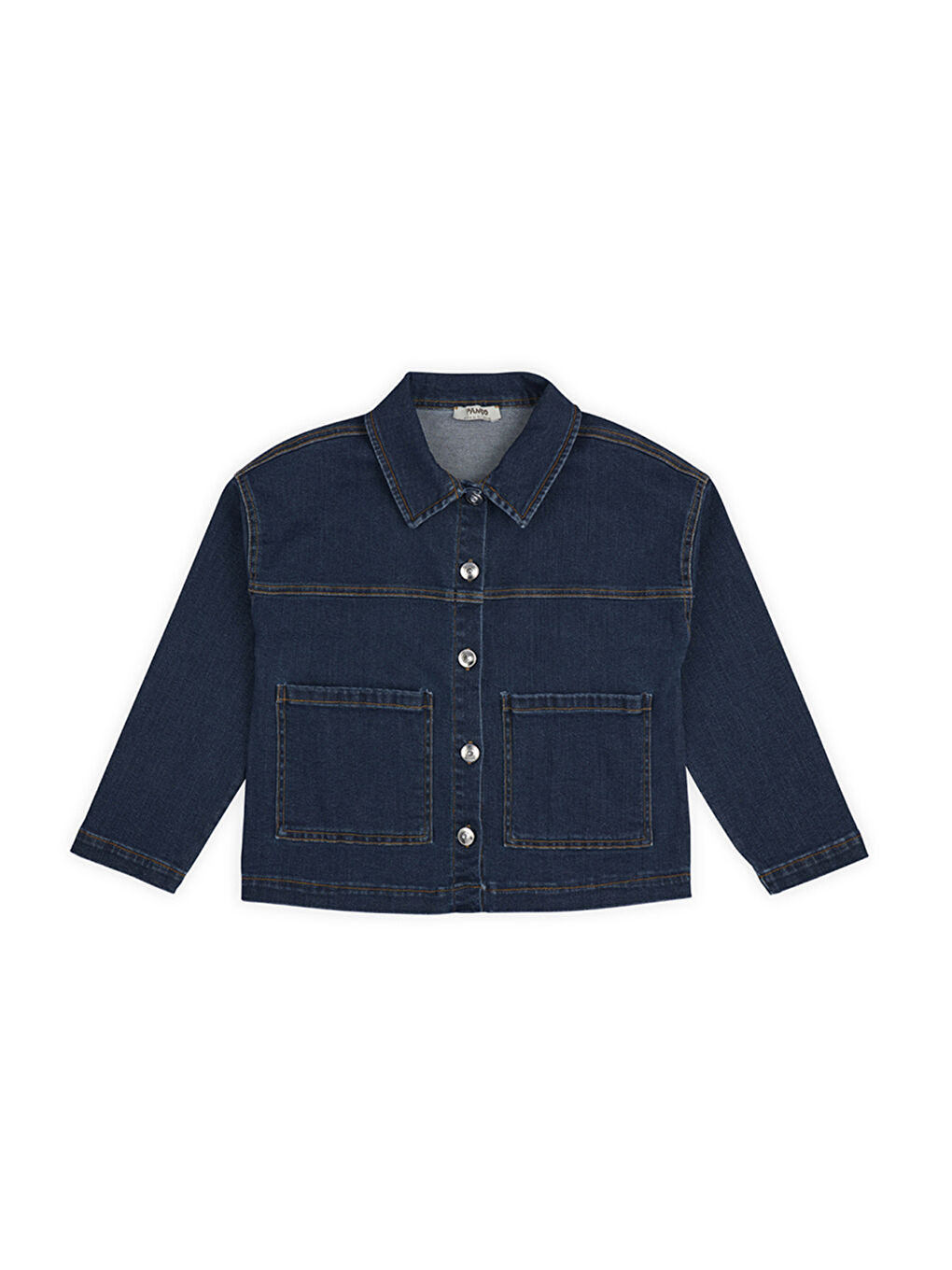 Kız Çocuk Denim Ceket Lacivert-2