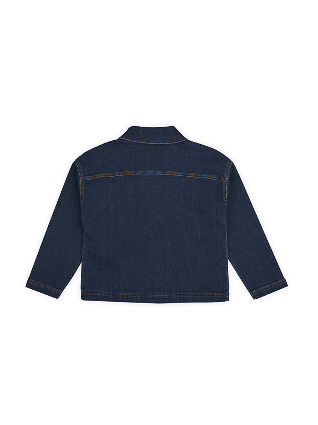 Kız Çocuk Denim Ceket Lacivert-4