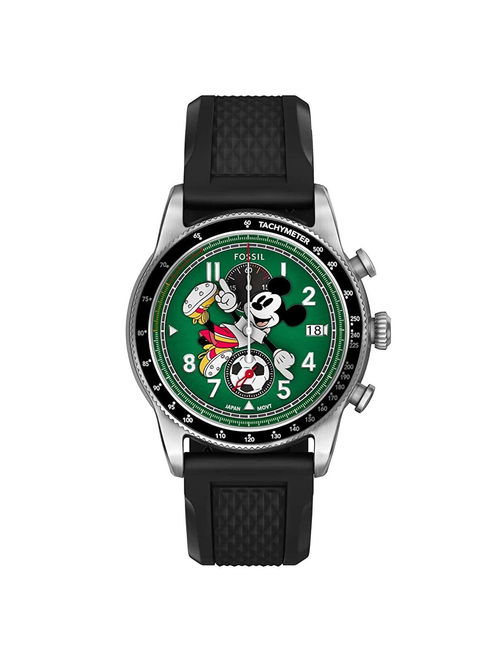 Siyah FLE1203 Disney x Limited-Edition Mickey Mouse Soccer Erkek Kol Saati