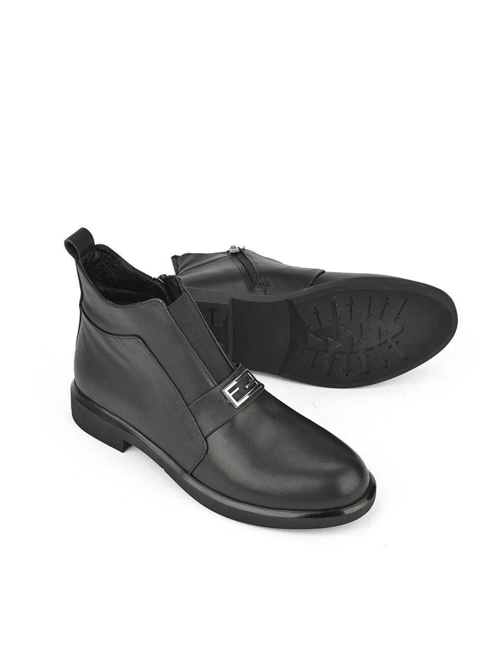 Kadın Hakiki Deri Bot 1531050Z26103457K Siyah-3